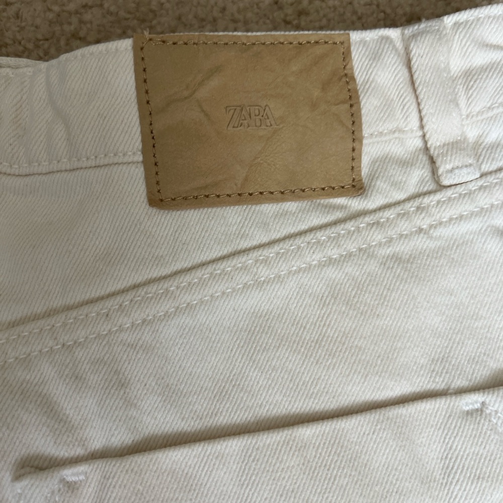 Zara High Rise Rigid Shorts NWT - Picture 4 of 5